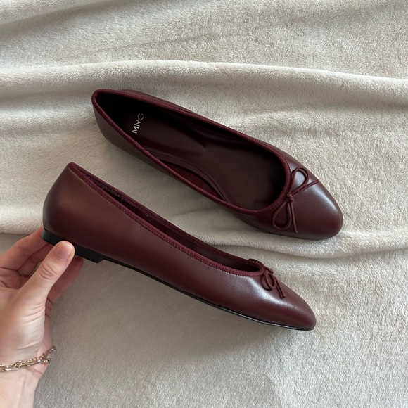 Mango Leather ballet flats - Picture 2 of 6